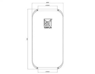 Templin 040606206260 Пневмоподушка