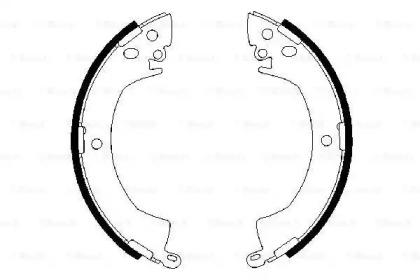 Bosch 0 986 487 207 Brake pads Bosch 0 986 487 207 Brake pads