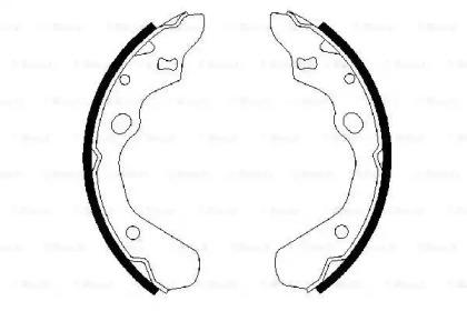 Bosch 0 986 487 257 Brake pads