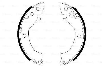 Bosch 0 986 487 335 Колодки гальмівні Bosch 0 986 487 335 Колодки гальмівні