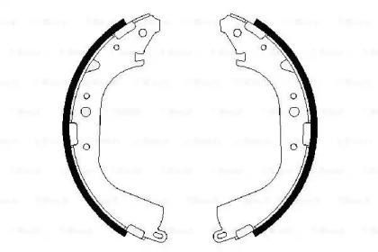 Bosch 0 986 487 354 Колодки гальмівні Bosch 0 986 487 354 Колодки гальмівні