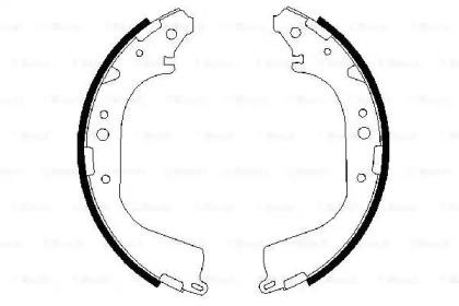 Bosch 0 986 487 530 Колодки гальмівні