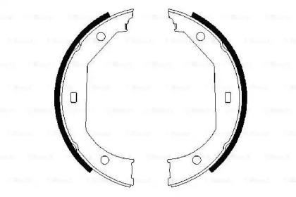 Bosch 0 986 487 607 Brake pads