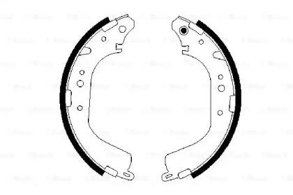 Bosch 0 986 487 651 Колодки гальмівні