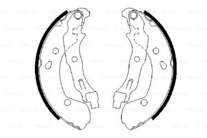 Bosch 0 986 487 668 Brake pads