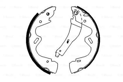 Bosch 0 986 487 700 Brake pads