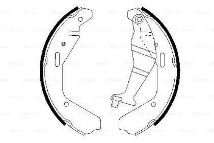 Bosch 0 986 487 707 Brake pads