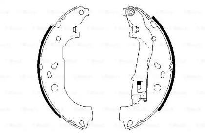Bosch 0 986 487 717 Brake pads Bosch 0 986 487 717 Brake pads