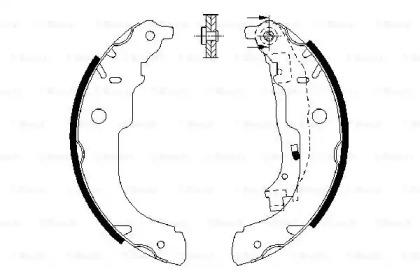 Bosch 0 986 487 721 Brake pads
