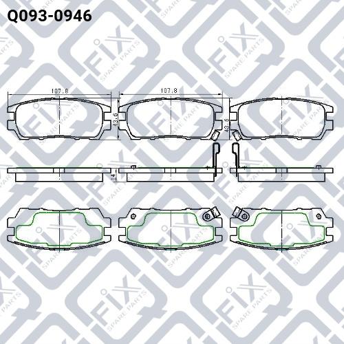 Q-FIX Q093-0946 Brake pads Q-FIX Q093-0946 Brake pads