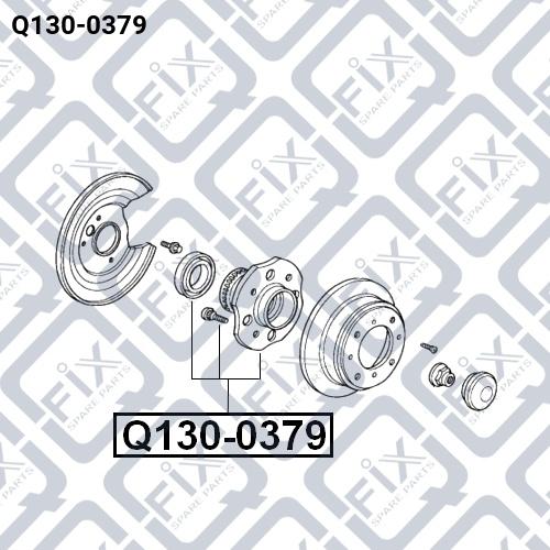 Q-FIX Q130-0379 Ступица колеса