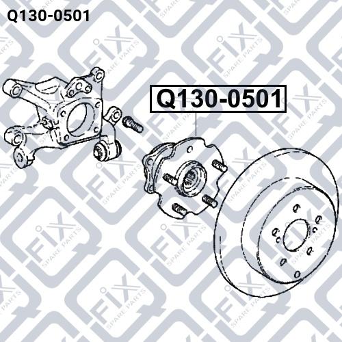 Q-FIX Q130-0501 Wheel hub assy Q-FIX Q130-0501 Wheel hub assy