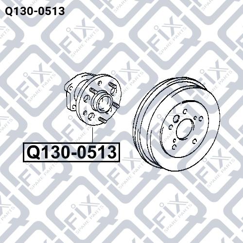 Q-FIX Q130-0513 Wheel hub assy Q-FIX Q130-0513 Wheel hub assy