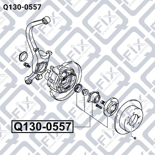 Q-FIX Q130-0557 Wheel hub assy Q-FIX Q130-0557 Wheel hub assy
