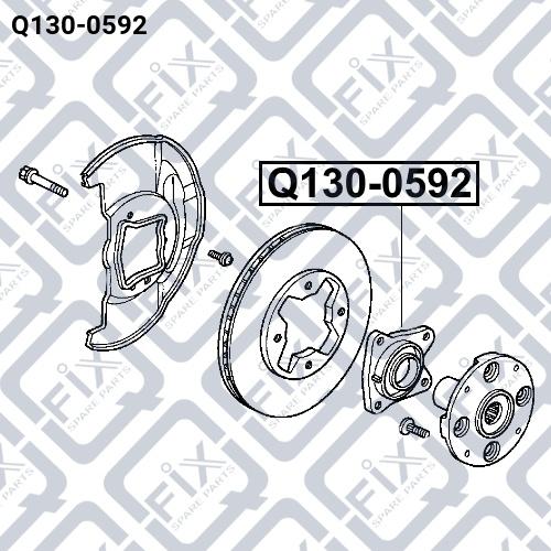 Q-FIX Q130-0592 Wheel hub assy