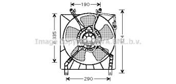 Ava MT7511 Fan and motor assy