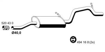 Ernst 055161 Schalldaempfer