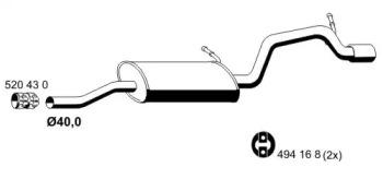Ernst 055192 Schalldaempfer Ernst 055192 Schalldaempfer