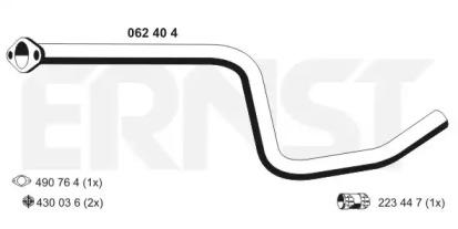 Ernst 062404 Випускна труба відпрацьованих газів Ernst 062404 Випускна труба відпрацьованих газів