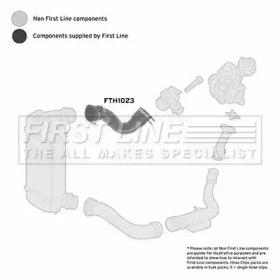 First Line/KeyParts FTH1023 Патрубок інтеркулера First Line/KeyParts FTH1023 Патрубок інтеркулера