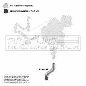 First Line/KeyParts FTH1057 Патрубок інтеркулера First Line/KeyParts FTH1057 Патрубок інтеркулера