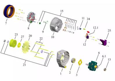 Remy 19025113 Alternator assy Remy 19025113 Alternator assy