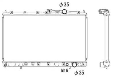 Wilmink Group WG1723177 Радіатор охолодження двигуна