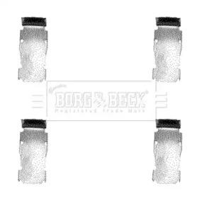 Borg & Beck BBK1027 Spring set disc brake Borg & Beck BBK1027 Spring set disc brake