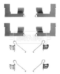 Borg & Beck BBK1145 Монтажний комплект гальмівних колодок Borg & Beck BBK1145 Монтажний комплект гальмівних колодок