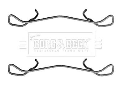 Borg & Beck BBK1170 Монтажний комплект гальмівних колодок Borg & Beck BBK1170 Монтажний комплект гальмівних колодок