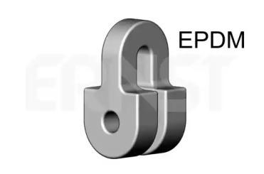 Ernst 495516 Кронштейн системи випуску відпрацьованих газів