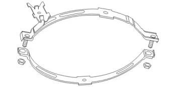 Ernst 497053 Кронштейн системи випуску відпрацьованих газів Ernst 497053 Кронштейн системи випуску відпрацьованих газів