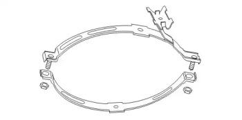 Ernst 497107 Exhaust pipe support Ernst 497107 Exhaust pipe support