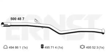 Ernst 500487 Exhaust pipe