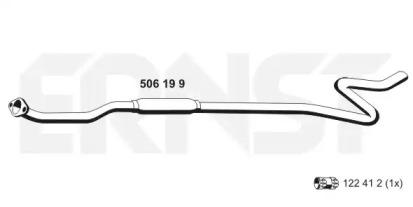 Ernst 506199 Середній глушник вихлопних газів
