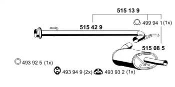 Ernst 515139 Schalldaempfer Ernst 515139 Schalldaempfer