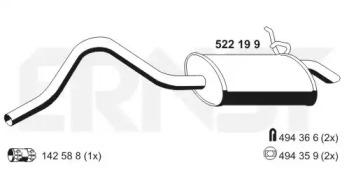 Ernst 522199 Schalldaempfer