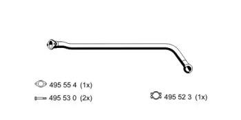 Ernst 522403 Exhaust pipe Ernst 522403 Exhaust pipe