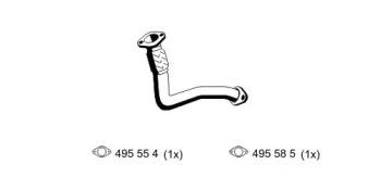 Ernst 522472 Exhaust pipe
