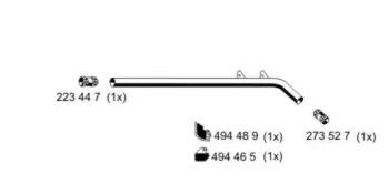 Ernst 530415 Exhaust pipe Ernst 530415 Exhaust pipe
