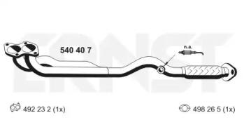 Ernst 540407 Exhaust pipe Ernst 540407 Exhaust pipe