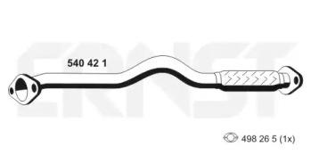 Ernst 540421 Exhaust pipe Ernst 540421 Exhaust pipe