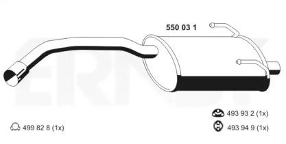Ernst 550031 Schalldaempfer Ernst 550031 Schalldaempfer