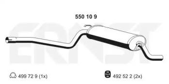 Ernst 550109 Schalldaempfer Ernst 550109 Schalldaempfer