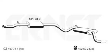 Ernst 551083 Амортизатор підвіски Ernst 551083 Амортизатор підвіски