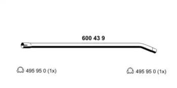 Ernst 600439 Exhaust pipe Ernst 600439 Exhaust pipe