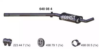 Ernst 640084 Muffler assy front