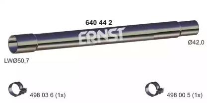 Ernst 640442 Exhaust pipe Ernst 640442 Exhaust pipe
