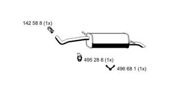 Ernst 645126 Schalldaempfer Ernst 645126 Schalldaempfer