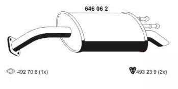 Ernst 646062 Schalldaempfer Ernst 646062 Schalldaempfer